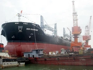 越南下龙造船公司向以色列公司移交Red Diamond号货船